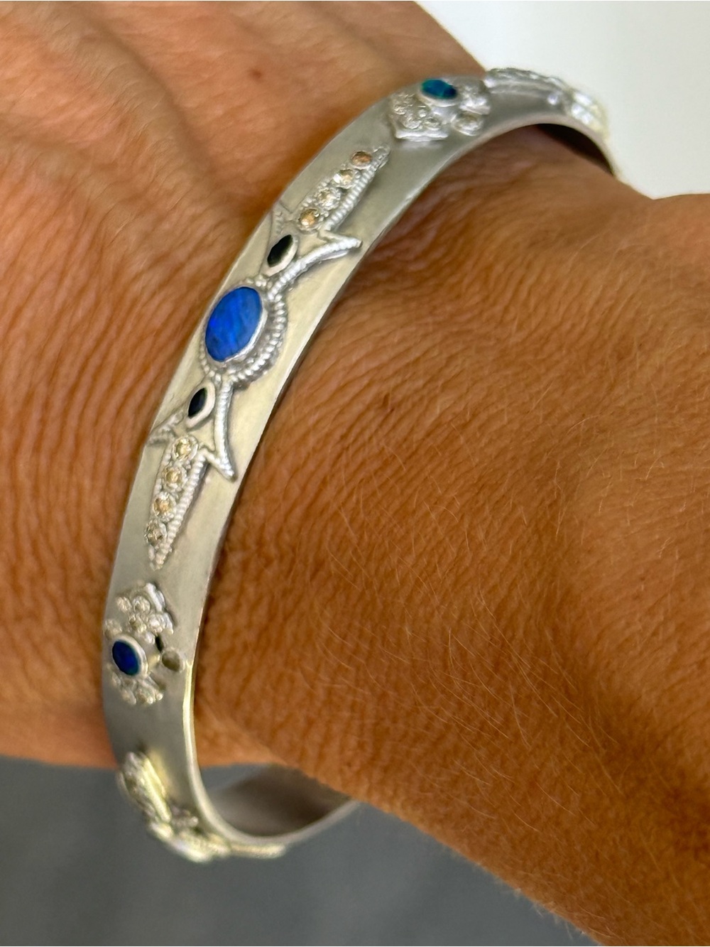 Armenta Silver Bracelet with opal and diamonds - Picture 4 of 8